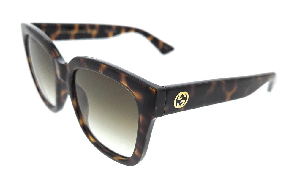 NWT Gucci GG1338S-003 Brown Cat-Eye 54mm Sunglasses